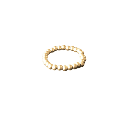 beading ring gold