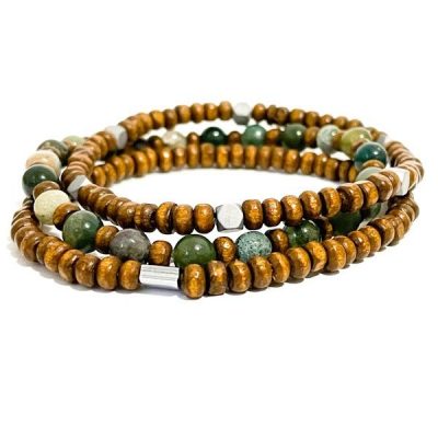 tobacco mix green stack armbanden