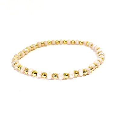 mix lichtroze armband gold