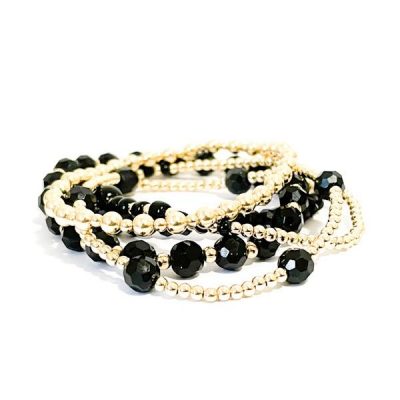 black stack armbanden