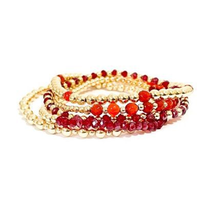 red stack armbanden