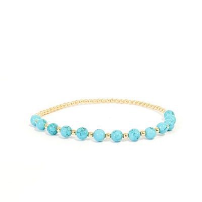 turquoise stone armband gold